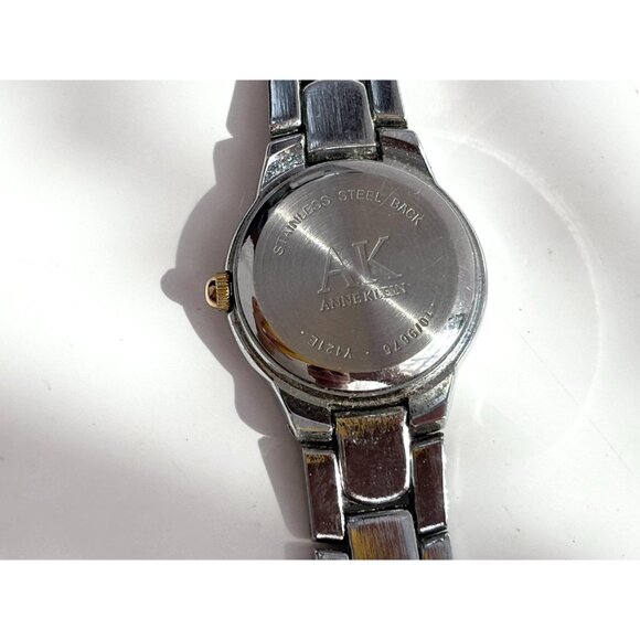 Dual Toned Anne Klein 1121E Round Ladies Vintage Wristwatch - 24mm - WORKS! - Picture 8 of 11